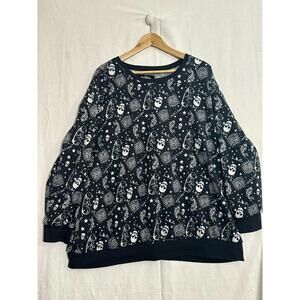 Sublime All Over Print Sweatshirt Men’s Black Graphic Crewneck Size 2XL